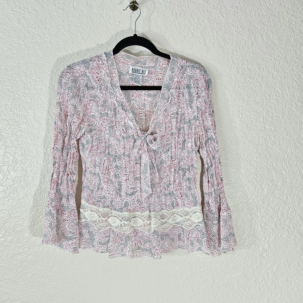 Bobbie Bee Bell Sleeve Blouse - Picture 8 of 13
